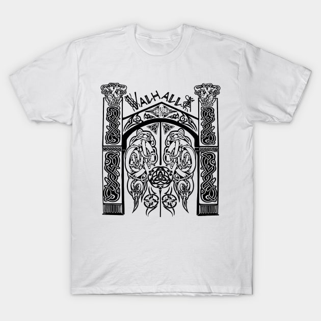 Gates of Valhalla T-Shirt by Lamink